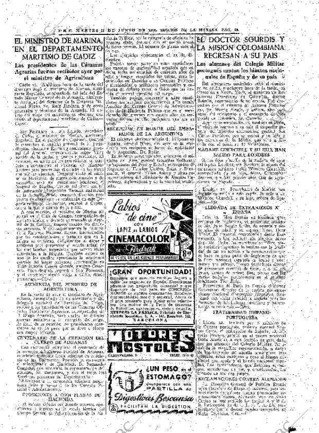ABC MADRID 13-06-1950 página 20