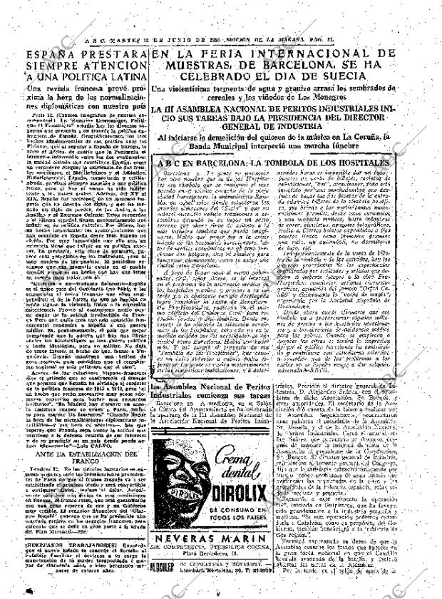 ABC MADRID 13-06-1950 página 21