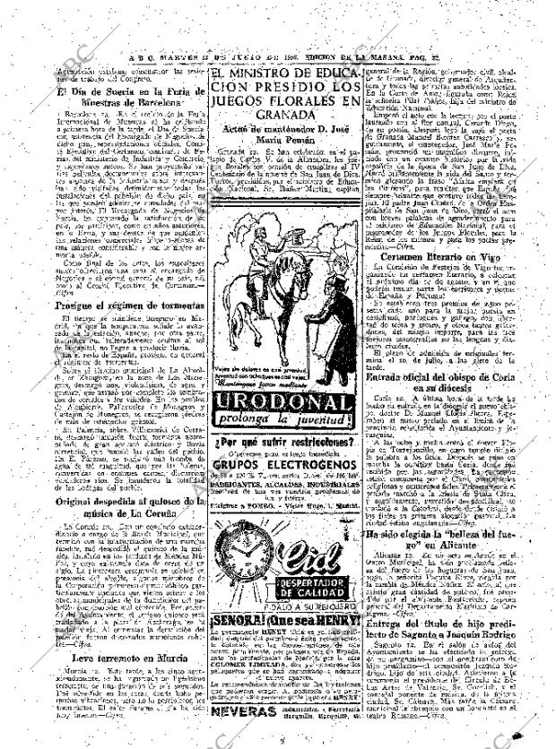 ABC MADRID 13-06-1950 página 22