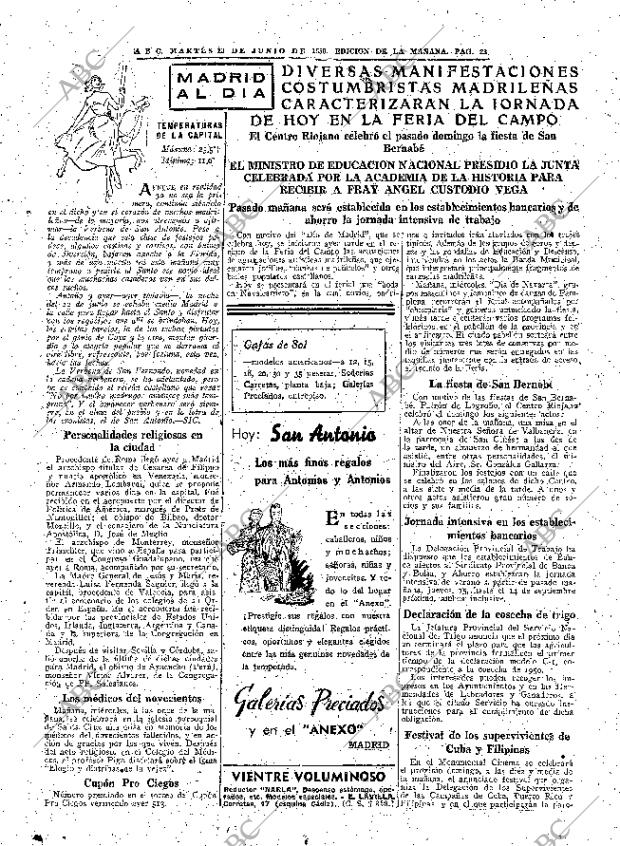 ABC MADRID 13-06-1950 página 23