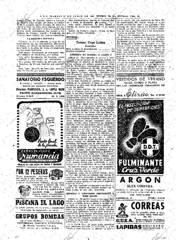 ABC MADRID 13-06-1950 página 28