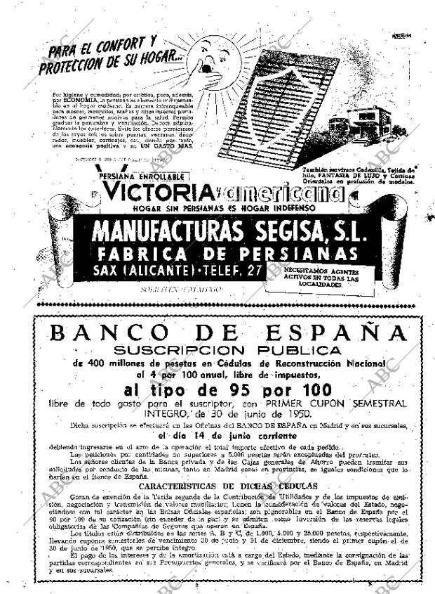 ABC MADRID 13-06-1950 página 6