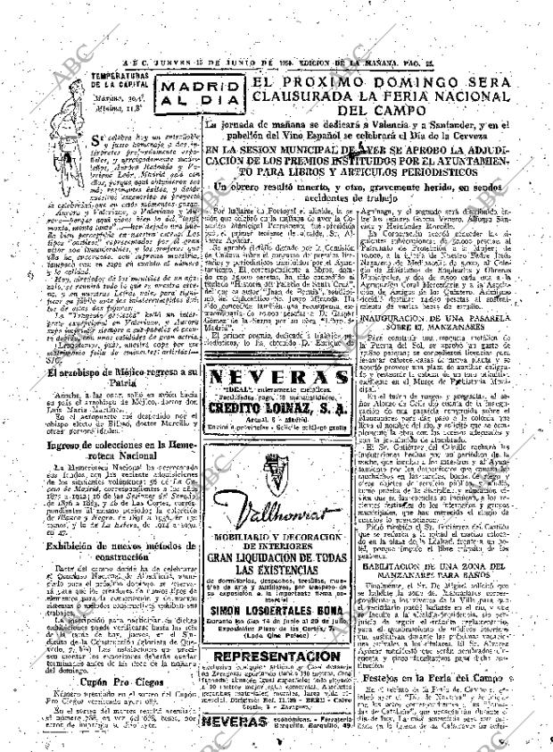 ABC MADRID 15-06-1950 página 25