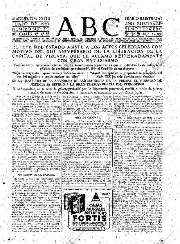 ABC MADRID 20-06-1950 página 15