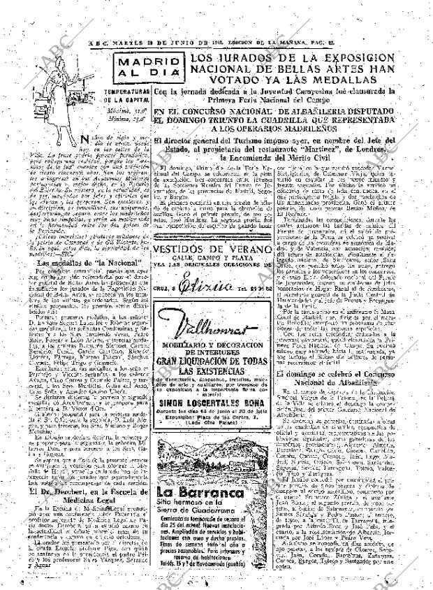 ABC MADRID 20-06-1950 página 23