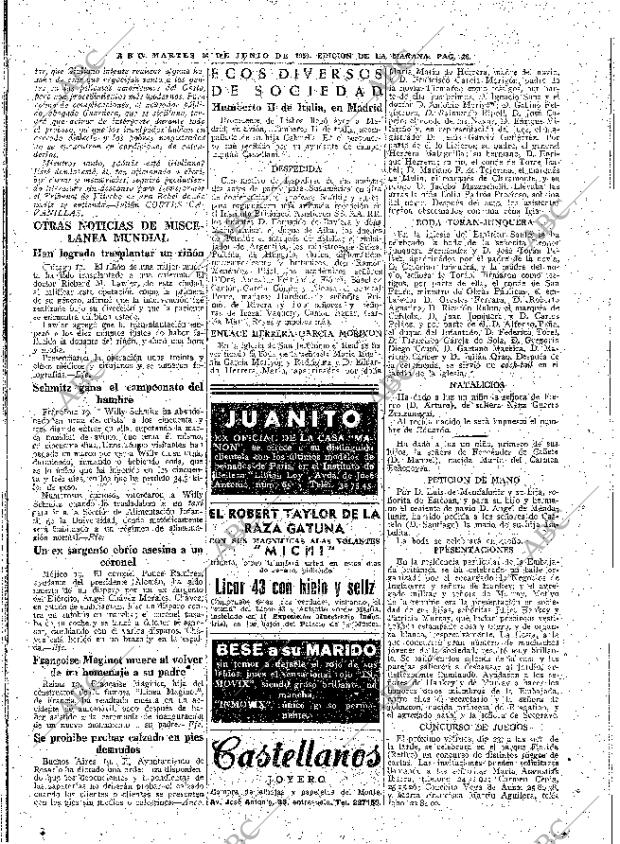 ABC MADRID 20-06-1950 página 26