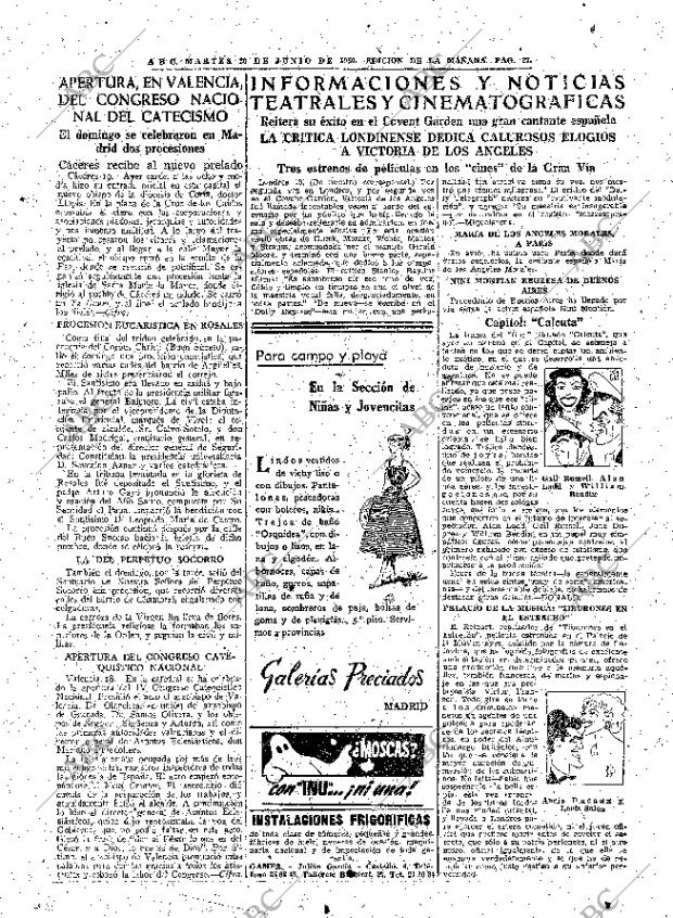 ABC MADRID 20-06-1950 página 27