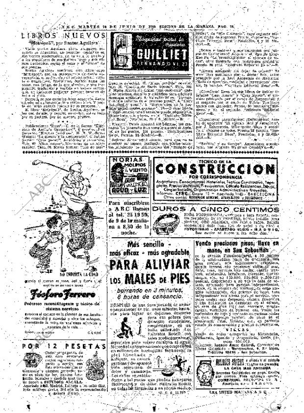 ABC MADRID 20-06-1950 página 36