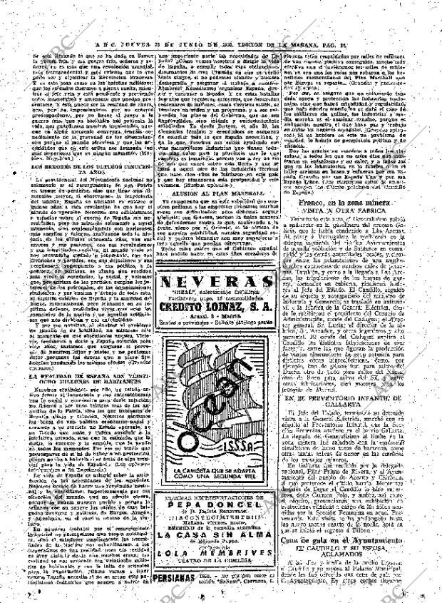 ABC MADRID 22-06-1950 página 17