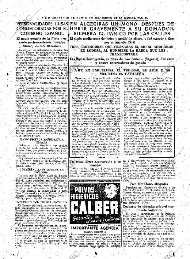 ABC MADRID 22-06-1950 página 25