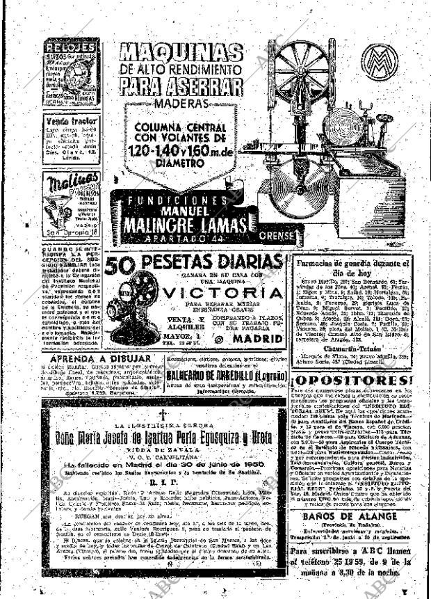 ABC MADRID 01-07-1950 página 25