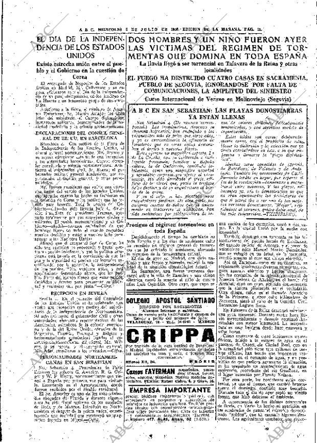 ABC MADRID 05-07-1950 página 11