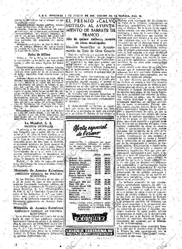 ABC MADRID 05-07-1950 página 18