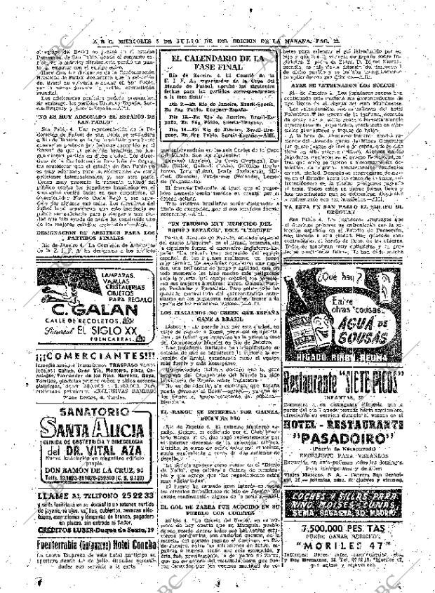 ABC MADRID 05-07-1950 página 22