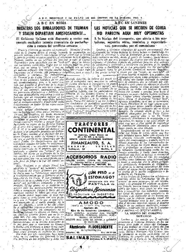 ABC MADRID 05-07-1950 página 9