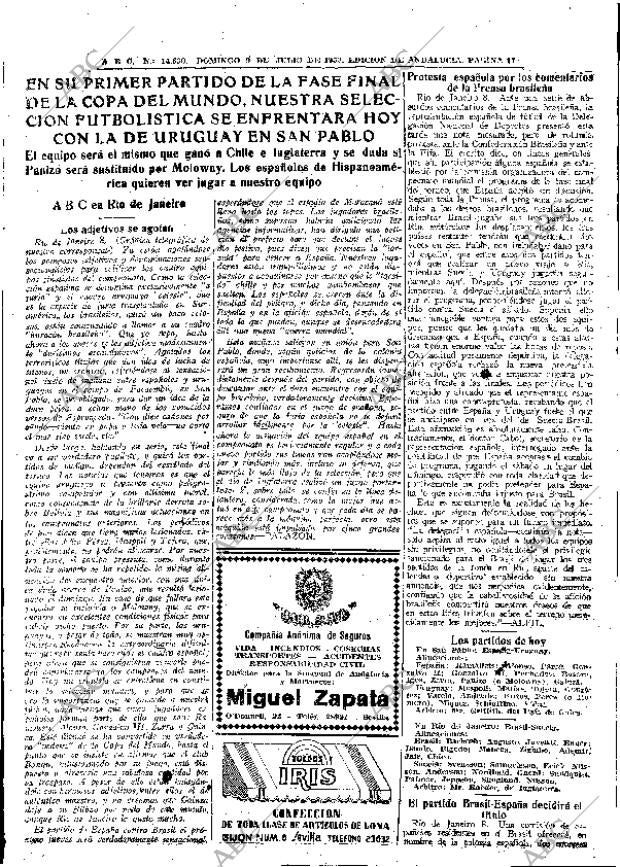 ABC SEVILLA 09-07-1950 página 15