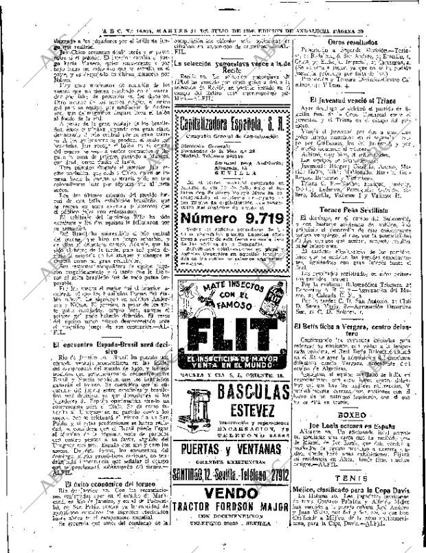 ABC SEVILLA 11-07-1950 página 20