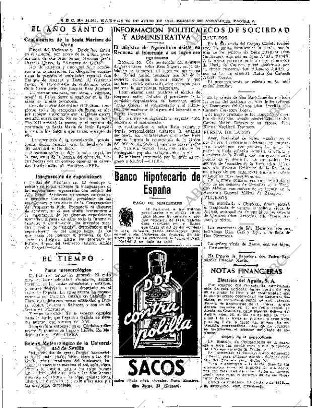 ABC SEVILLA 11-07-1950 página 4
