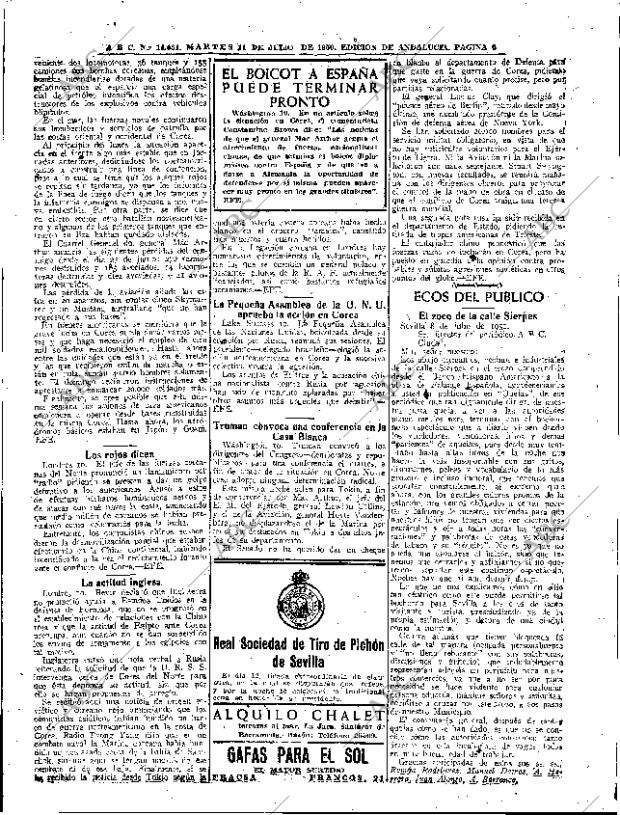 ABC SEVILLA 11-07-1950 página 6