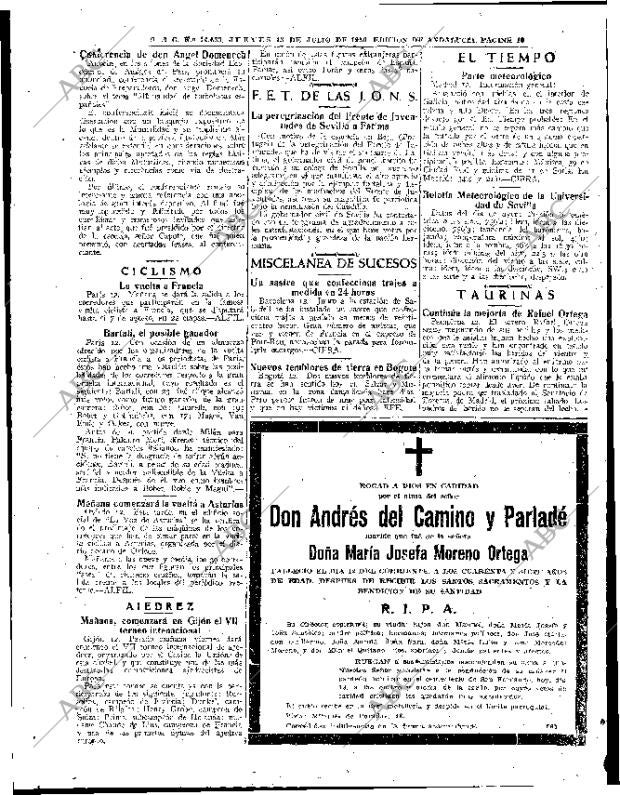 ABC SEVILLA 13-07-1950 página 16