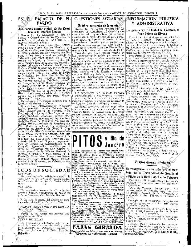 ABC SEVILLA 13-07-1950 página 4
