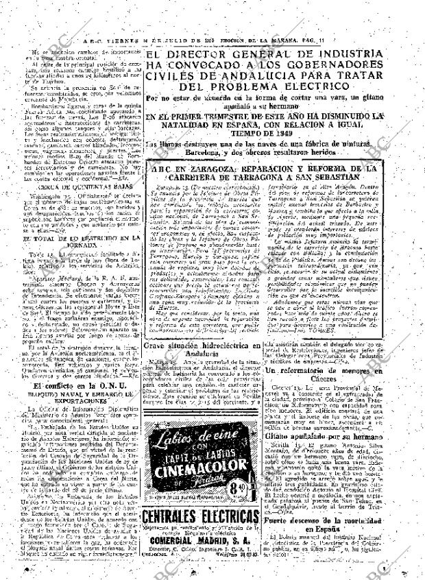 ABC MADRID 14-07-1950 página 11