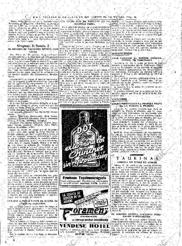 ABC MADRID 14-07-1950 página 22