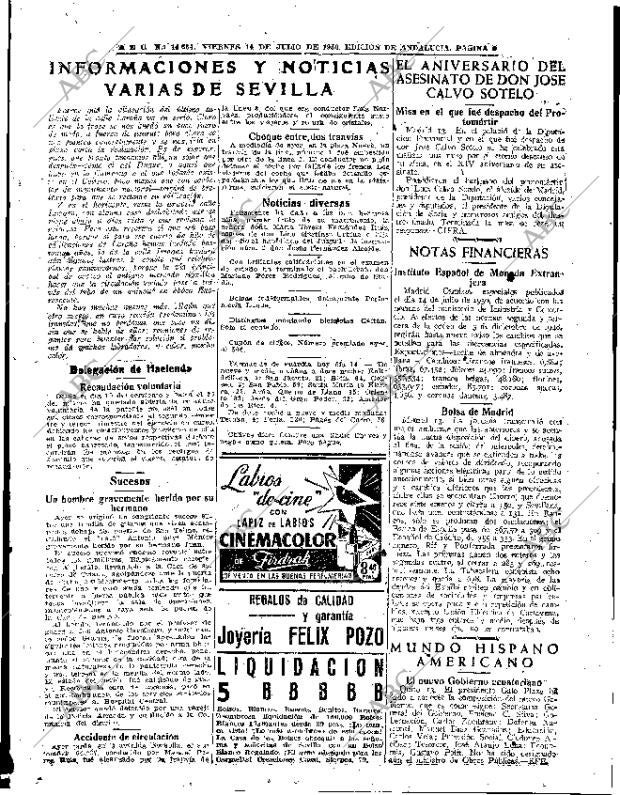 ABC SEVILLA 14-07-1950 página 9