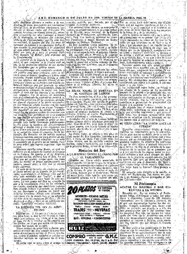 ABC MADRID 23-07-1950 página 18