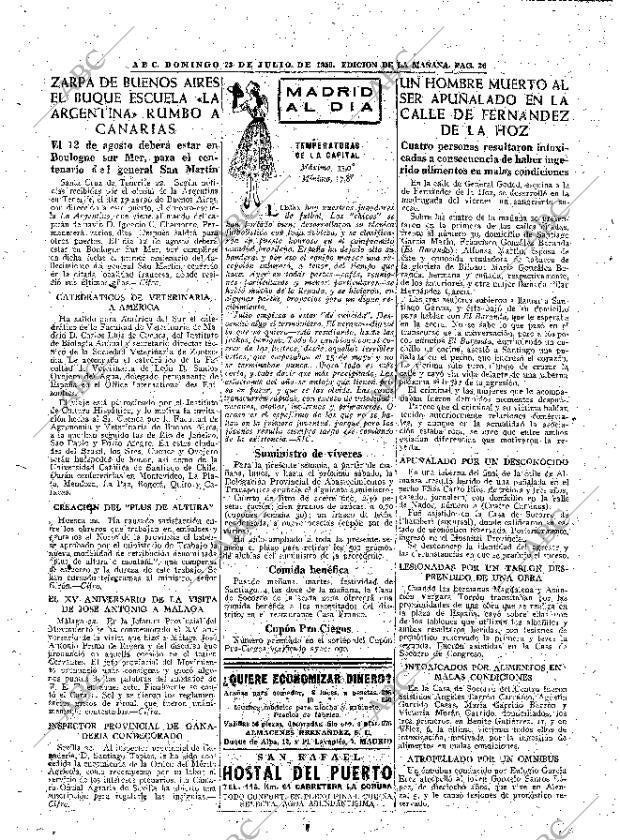ABC MADRID 23-07-1950 página 26