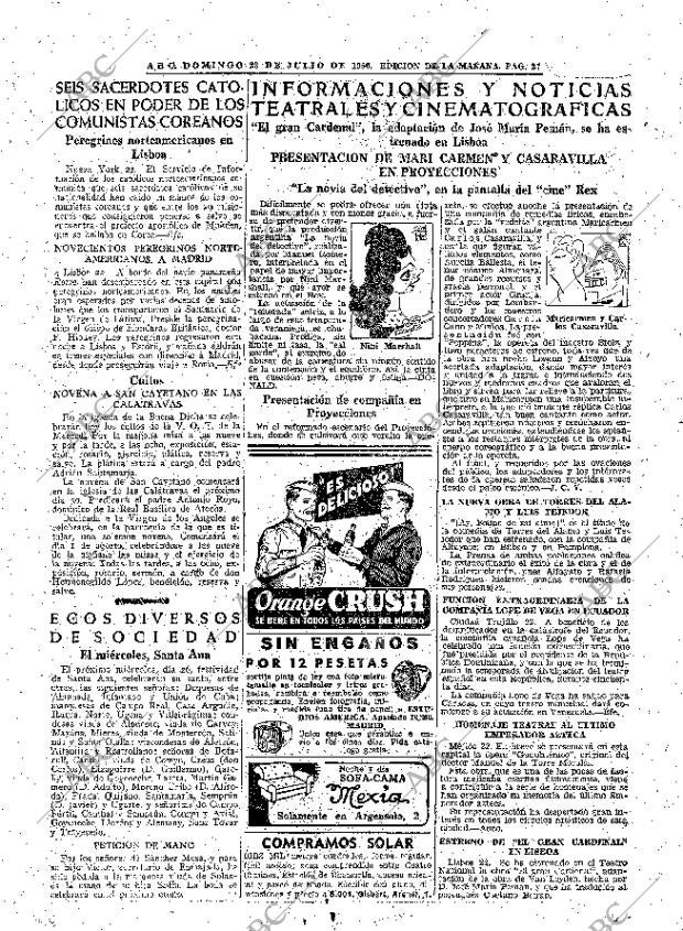 ABC MADRID 23-07-1950 página 27