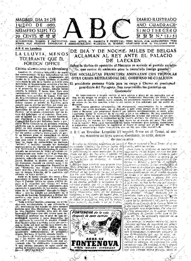 ABC MADRID 25-07-1950 página 15