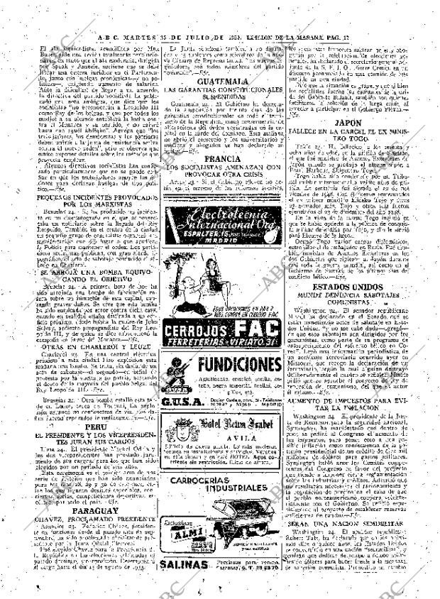 ABC MADRID 25-07-1950 página 17