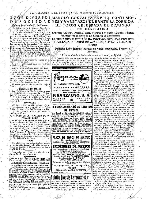 ABC MADRID 25-07-1950 página 25