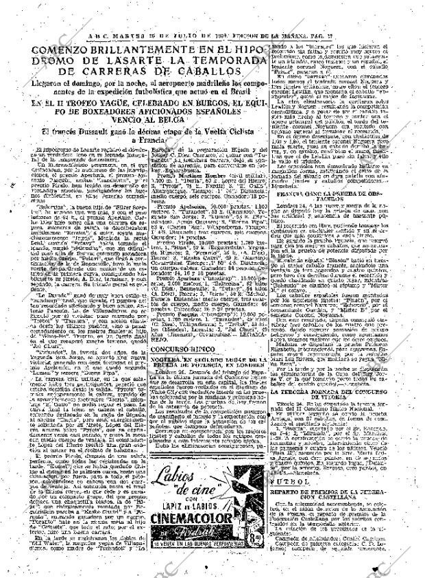 ABC MADRID 25-07-1950 página 27