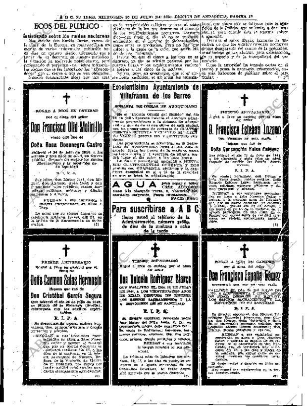 ABC SEVILLA 26-07-1950 página 15