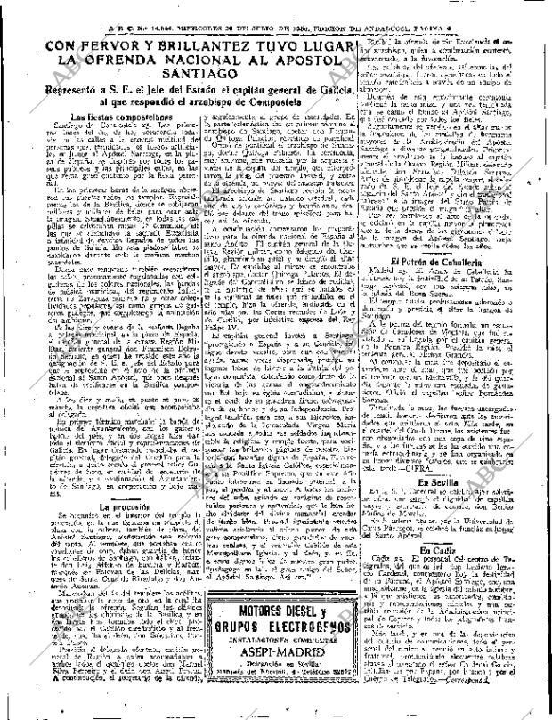 ABC SEVILLA 26-07-1950 página 4
