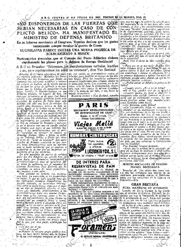 ABC MADRID 27-07-1950 página 13