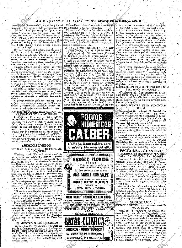 ABC MADRID 27-07-1950 página 14