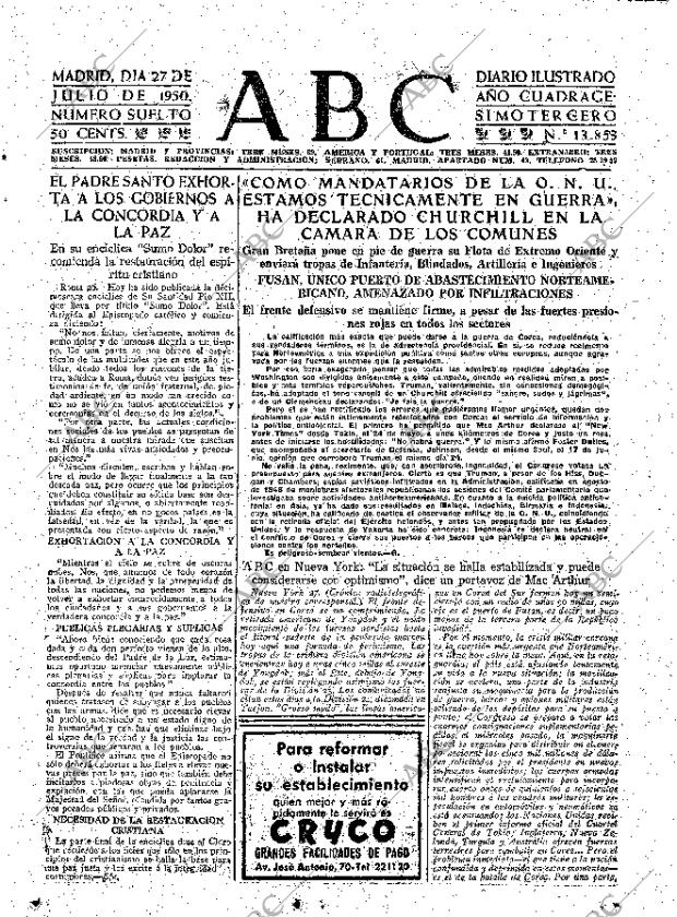 ABC MADRID 27-07-1950 página 7