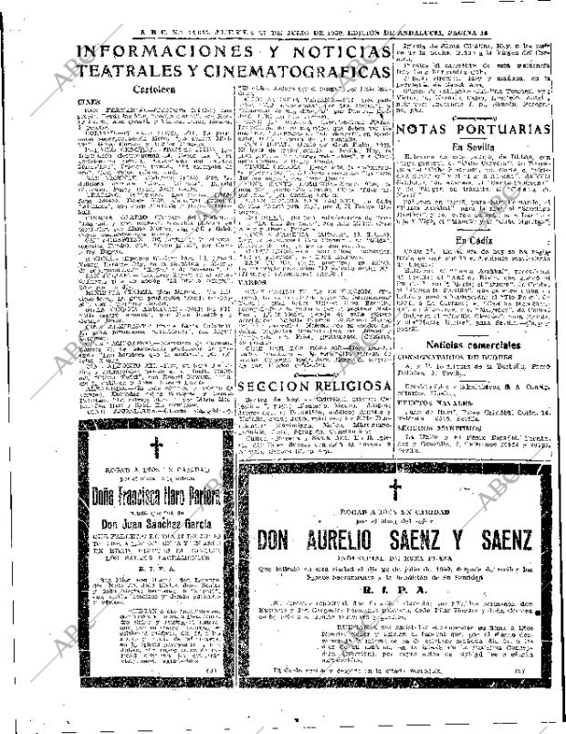 ABC SEVILLA 27-07-1950 página 14