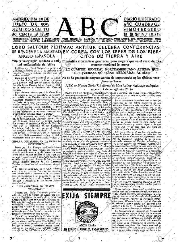 ABC MADRID 28-07-1950 página 7