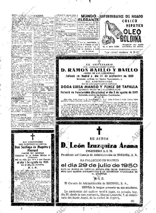 ABC MADRID 30-07-1950 página 33