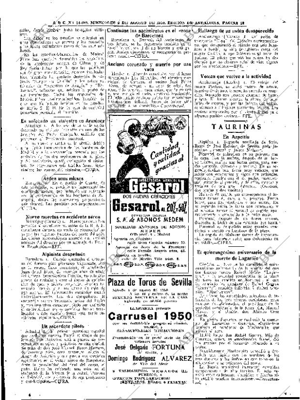 ABC SEVILLA 02-08-1950 página 12