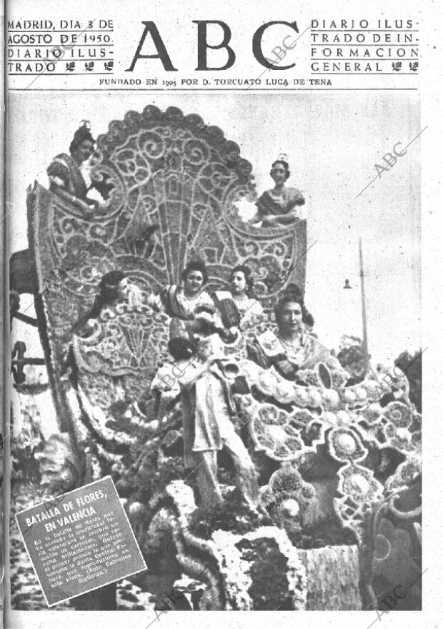 ABC MADRID 03-08-1950 página 1