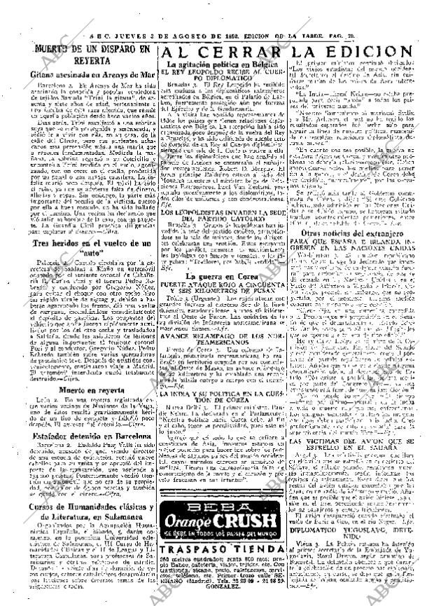 ABC MADRID 03-08-1950 página 20
