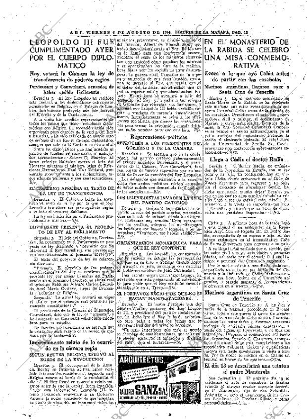 ABC MADRID 04-08-1950 página 12