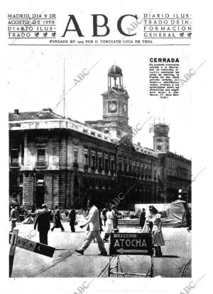 ABC MADRID 09-08-1950 página 1