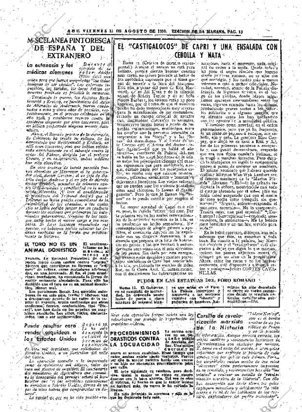 ABC MADRID 11-08-1950 página 13