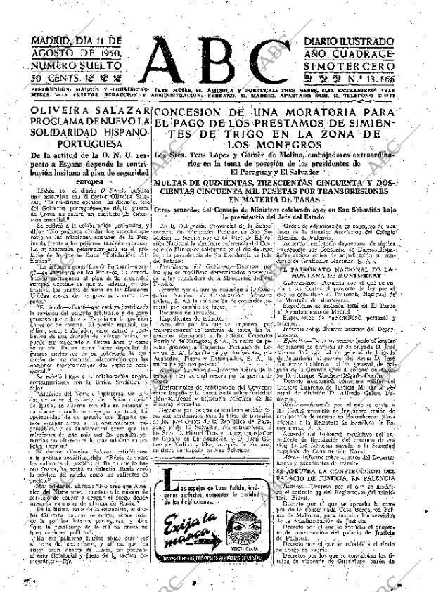 ABC MADRID 11-08-1950 página 7